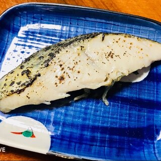 サワラの焼き魚。塩焼き